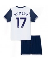 Tottenham Hotspur Cristian Romero #17 Domácí dres pro děti 2024-25 Krátký Rukáv (+ trenýrky)